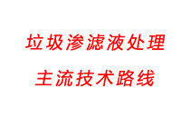 國內(nèi)處理垃圾滲濾液主流技術(shù)路線